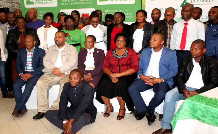 Group photo after launch of boot camp training